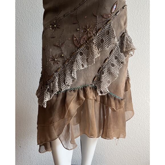 Vintage Y2K BOHO Chagal 2 Woodland Fairy Skirt Size 4 - Picture 11 of 16
